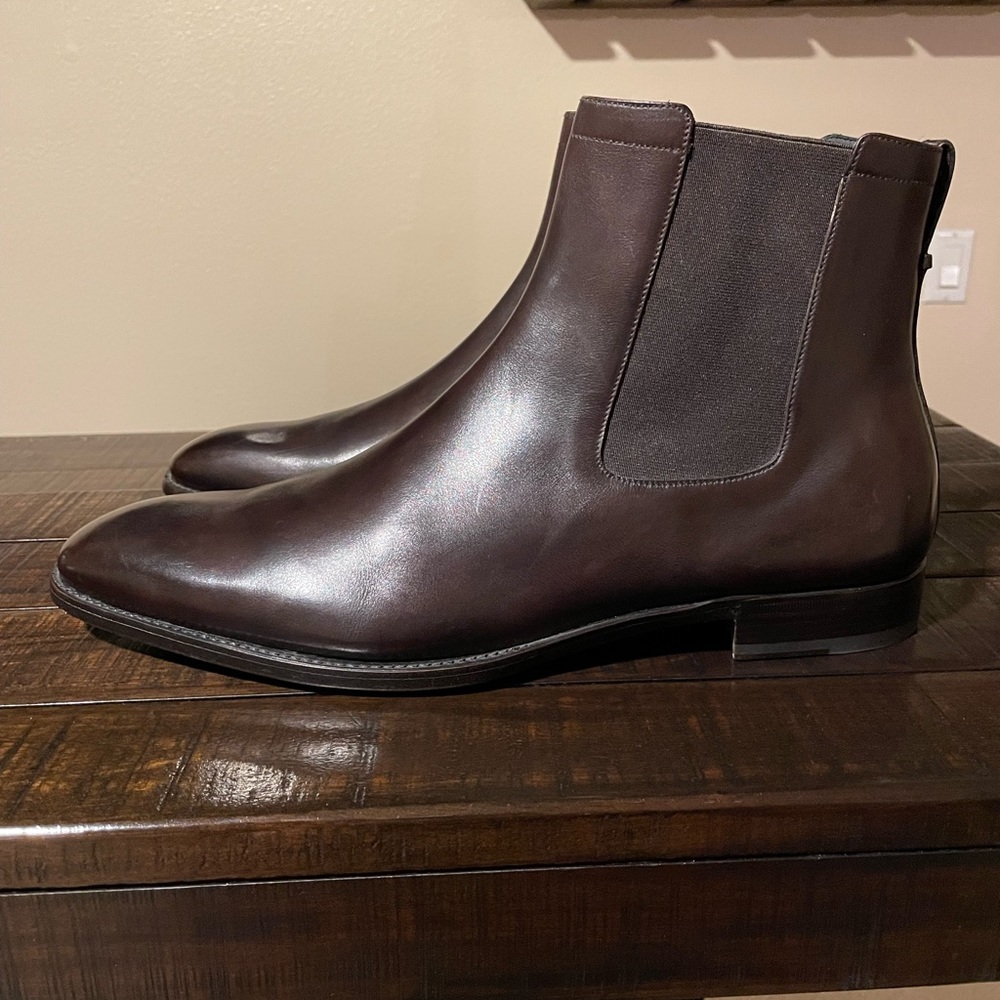 Brown Christian Dior Chelsea Boots Size 15